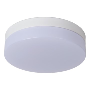 Plafonieră LED pentru baie cu senzor Lucide 79111/24/31 BISKIT LED/12W/230V d. 23 cm IP44 alb