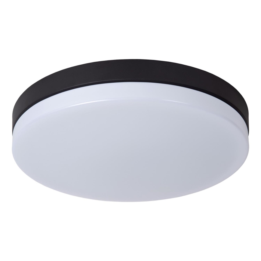 Plafonieră LED pentru baie cu senzor Lucide 79111/40/30 BISKIT LED/36W/230V d. 40 cm IP44 negru