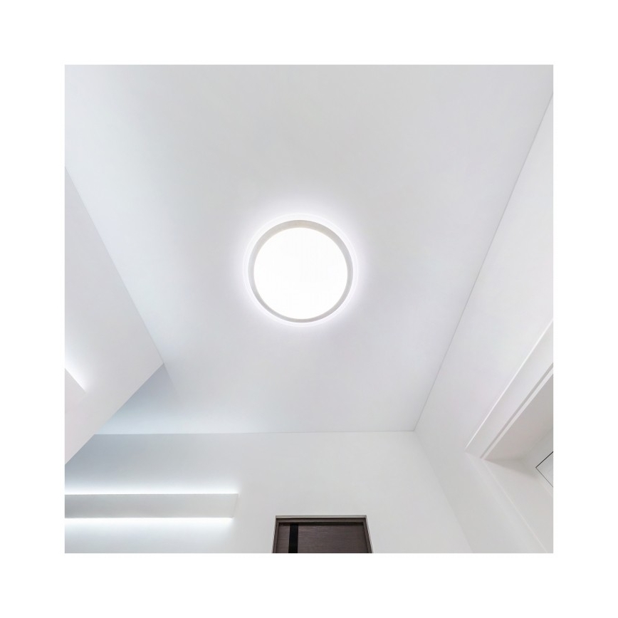 Plafonieră LED pentru baie DEFENDER LED/12/18/24W/230V 3000/4000/6500K IP65 diam. 30 cm albă