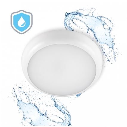 Plafonieră LED pentru baie DEFENDER LED/12/18/24W/230V 3000/4000/6500K IP65 diam. 30 cm albă