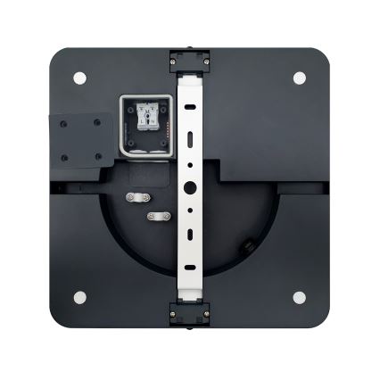 Plafonieră LED pentru baie ELLÉ LED/24W/230V 3000/4000/6500K 26x26 cm IP54 antracit