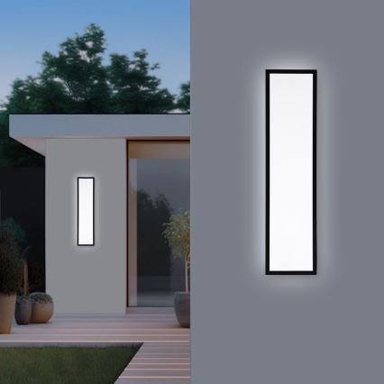 Plafonieră LED pentru baie FRAME LED/50W/230V 120x30 cm IP44 negru Brilagi