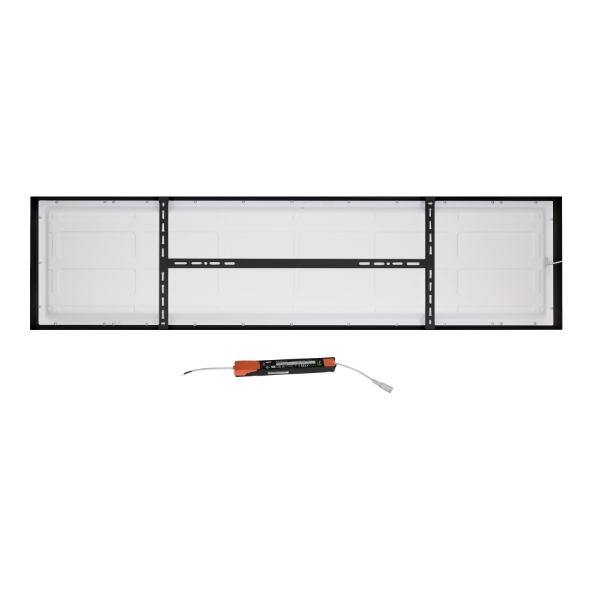 Plafonieră LED pentru baie FRAME LED/50W/230V 120x30 cm IP44 negru Brilagi