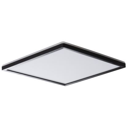Plafonieră LED pentru baie AZPO LED/22W/230V 42x42 cm IP54 negru