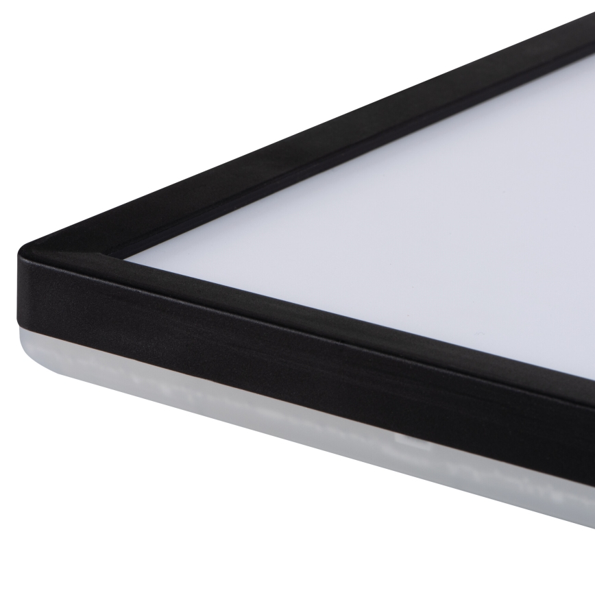 Plafonieră LED pentru baie AZPO LED/22W/230V 42x42 cm IP54 negru