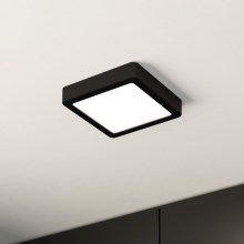 Plafonieră LED pentru baie LED/11W/230V IP44 neagră Eglo