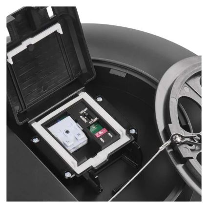 Plafonieră LED pentru baie LED/15W/230V 3000/4000/5700K IP55 negru