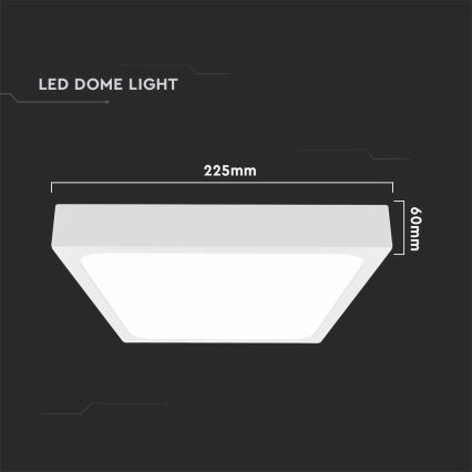 Plafonieră LED pentru baie LED/18W/230V 3000K IP44 albă