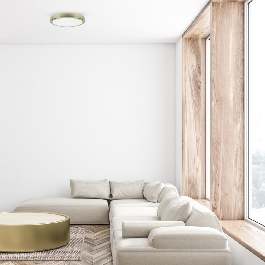 Plafonieră LED pentru baie LED/18W/230V IP65 aurie