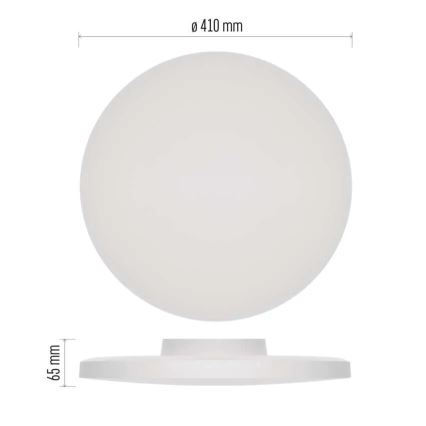 Plafonieră LED pentru baie LED/32W/230V 3000/4000/5700K IP55 alb