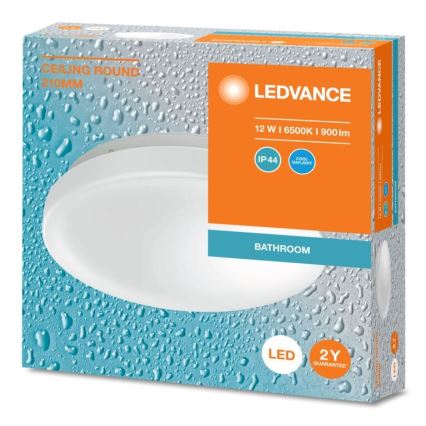 Plafonieră LED pentru baie Ledvance CEILING ROUND LED/12W/230V 6500K IP44