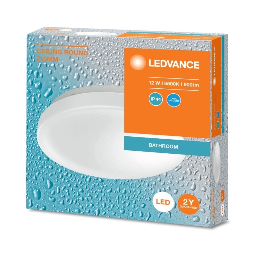 Plafonieră LED pentru baie Ledvance CEILING ROUND LED/12W/230V 6500K IP44