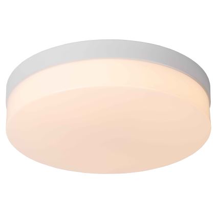 Plafonieră LED pentru baie cu senzor Lucide 79111/30/31 BISKIT LED/18W/230V d. 28 cm IP44 alb
