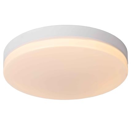Plafonieră LED pentru baie cu senzor Lucide 79111/36/31 BISKIT LED/24W/230V d. 34,5 cm IP44 alb