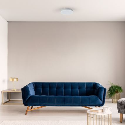 Plafonieră LED pentru baie MARLON, 36 W, 230 V, Ø 30 cm, IP54, albă