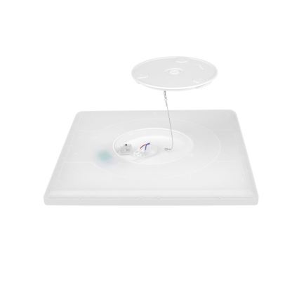Plafonieră LED pentru baie NIVERA LED/12W/230V IP54 3000/4000/6000K 22,5x22,5 cm alb