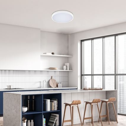 Plafonieră LED pentru baie Rabalux LED/36W/230V 3000/4000/6000K IP44 d. 42 cm alb