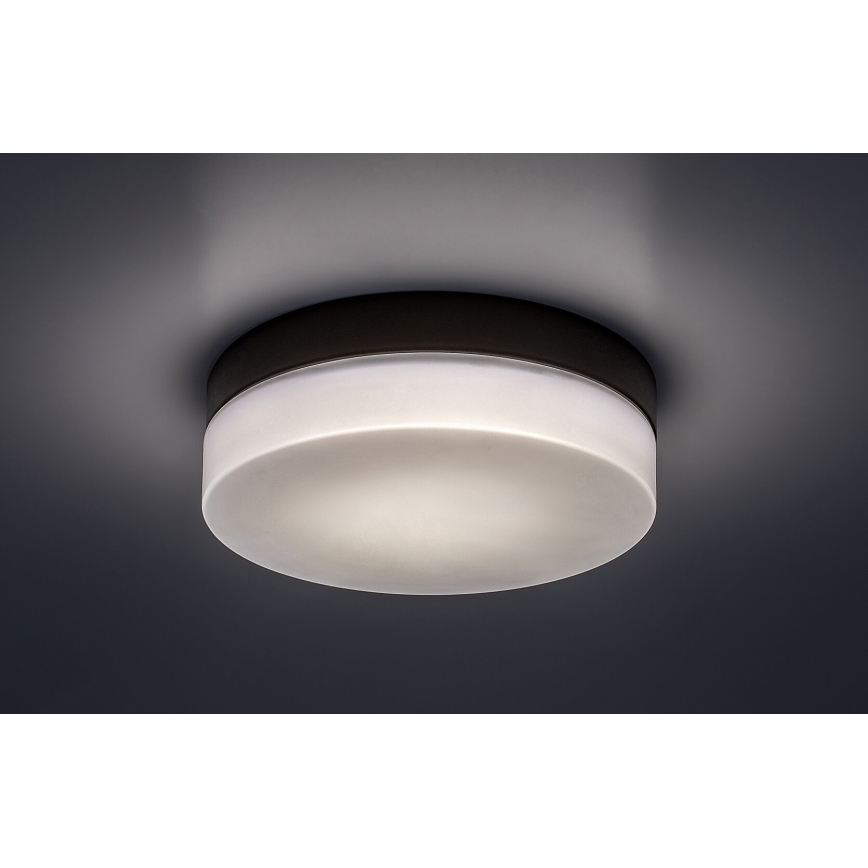 Plafonieră LED pentru baie Rabalux LED/18W/230V IP44 4000K d. 28 cm negru