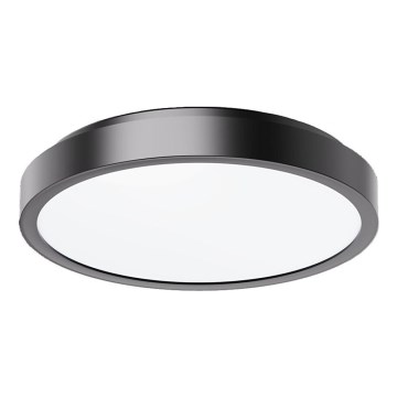 Plafonieră LED pentru baie Rabalux LED/18W/230V IP44 4000K d. 25 cm negru