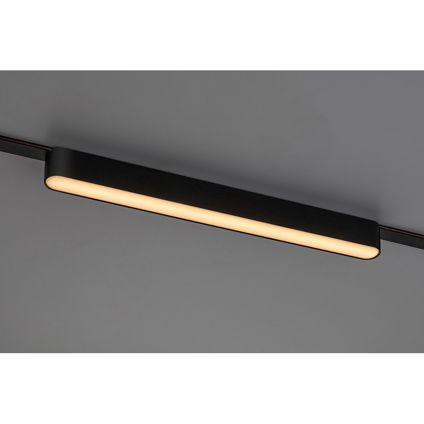 Plafonieră LED pentru sistem de șină monofazic Rabalux LED/16W/24V 3000K 33 cm negru