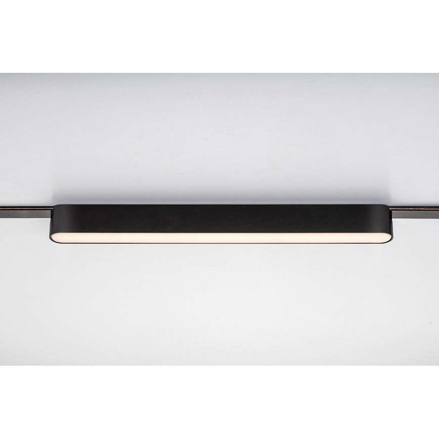 Plafonieră LED pentru sistem de șină monofazic Rabalux LED/16W/24V 3000K 33 cm negru