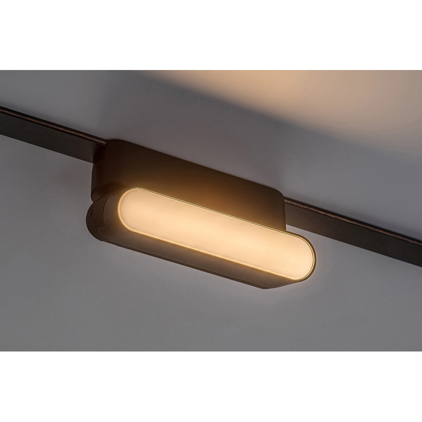 Plafonieră LED pentru sistem de șină monofazic Rabalux LED/6W/24V 3000K 11,5 cm negru