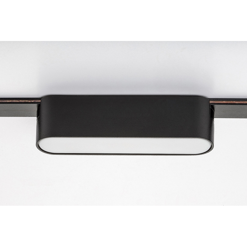 Plafonieră LED pentru sistem de șină monofazic Rabalux LED/6W/24V 3000K 11,5 cm negru