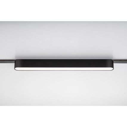 Plafonieră LED pentru sistem de șină monofazic Rabalux LED/16W/24V 4000K 33 cm negru