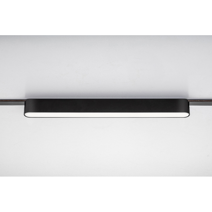 Plafonieră LED pentru sistem de șină monofazic Rabalux LED/16W/24V 4000K 33 cm negru