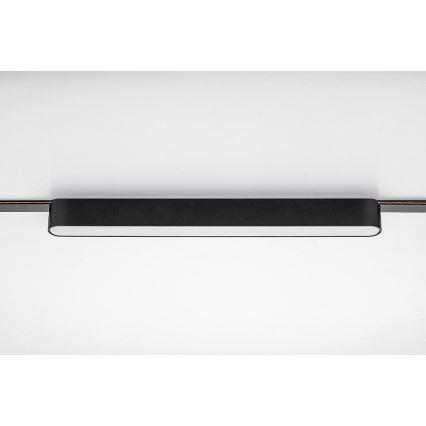 Plafonieră LED pentru sistem de șină monofazic Rabalux LED/16W/24V 4000K 33 cm negru