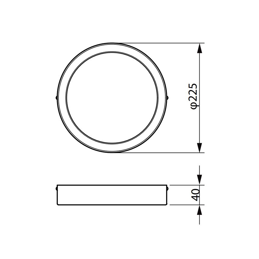 Plafonieră LED Philips LEDINAIRE LED/19,5W/230V 3000K IP40