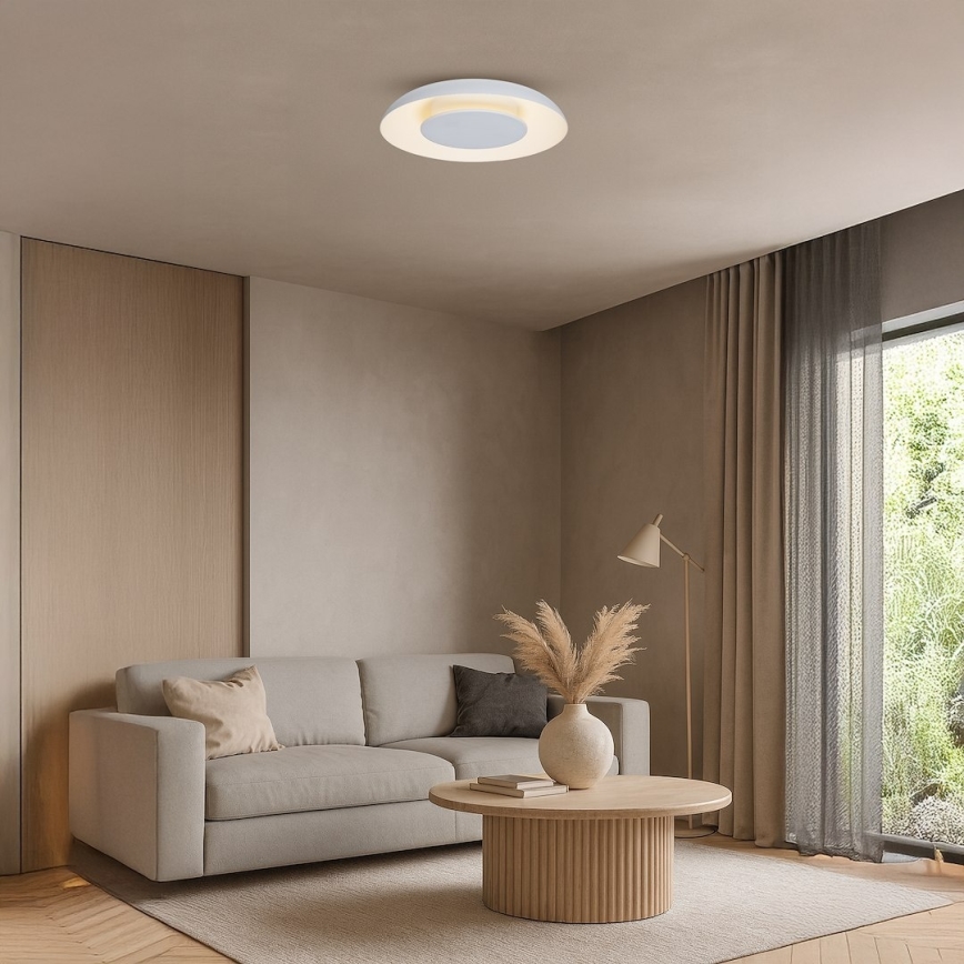 Plafonieră LED PIATTINO, 30W, 230V, 3000/4000/6000K, Ø 40 cm, albă