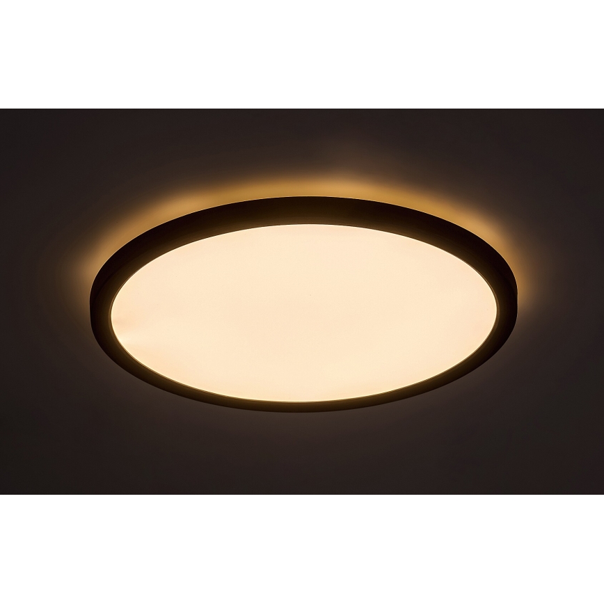 Plafonieră LED Rabalux LED/36W/230V 3000/4000/6000K d. 40 cm negru