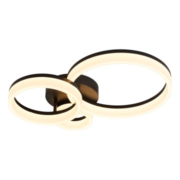 Plafonieră LED Rabalux LED/24W/230V 3000/4000/6500K negru