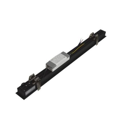 Plafonieră LED REDOM LED/24W/230V 4000K 60 cm neagră