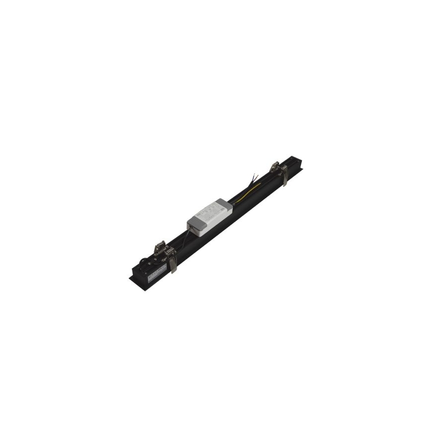 Plafonieră LED REDOM LED/24W/230V 4000K 60 cm neagră