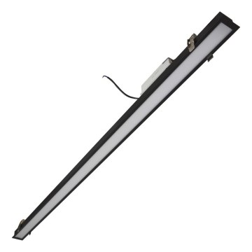 Plafonieră LED REDOM LED/42W/230V 3000K 120 cm neagră