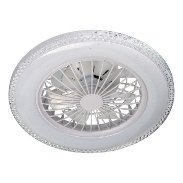 Plafonieră LED reglabilă cu ventilator EGYPT LED/48W/230V 3000-6500K albă + telecomandă
