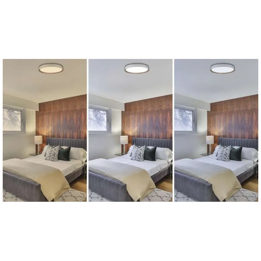 Plafonieră LED dimabilă ILVI LED/45W/230V 2700-6500K Ø 50 cm alb/bej + telecomandă