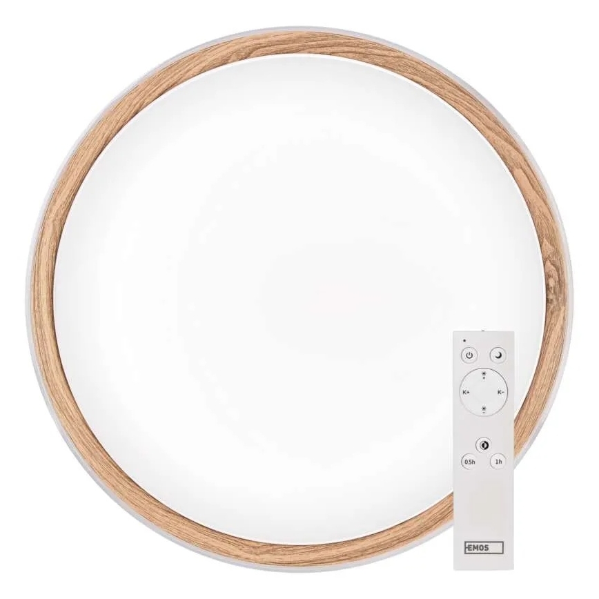 Plafonieră LED dimabilă ILVI LED/45W/230V 2700-6500K Ø 50 cm alb/bej + telecomandă