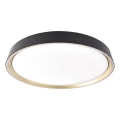 Plafonieră LED reglabilă ILVI LED/45W/230V 2700-6500K Ø 50 cm negru/alamă + telecomandă