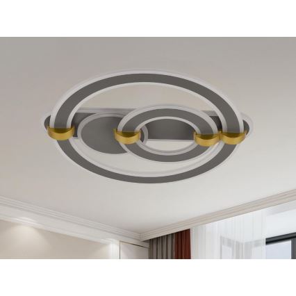 Plafonieră LED reglabilă LED/120W/230V 3000-6500K + telecomandă