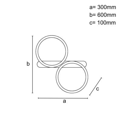 Plafonieră LED reglabilă LED/60W/230V 3000-6500K + telecomandă