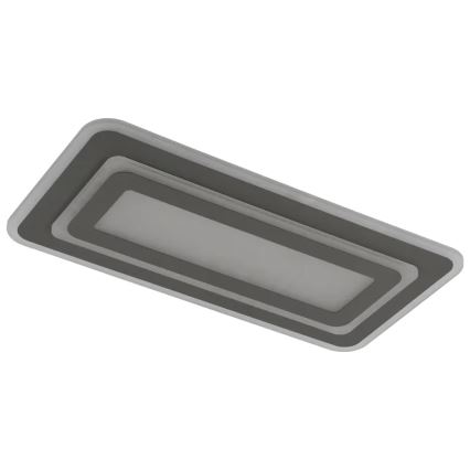 Plafonieră LED dimabilă LED/85W/230V 3000-6500K gri + telecomandă