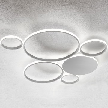 Plafonieră LED reglabilă POIS, 68W/230V, argintie - Ondaluce