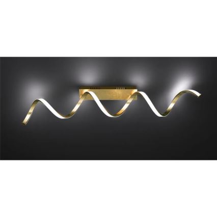 Plafonieră LED reglabilă RUSSEL LED/32W/230V aurie