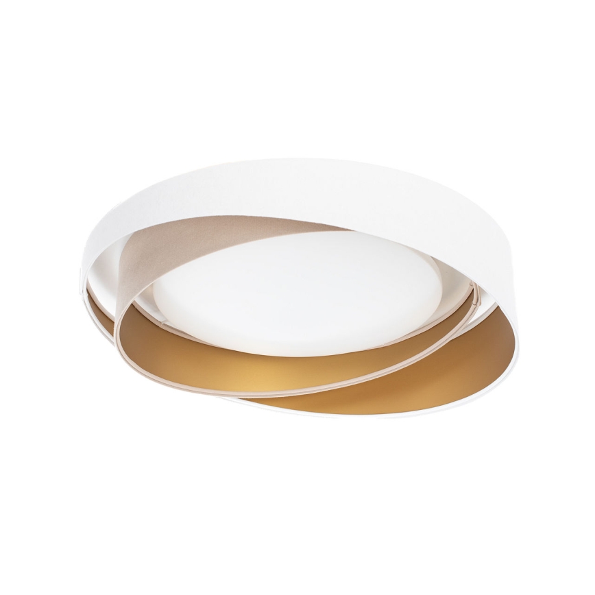 Plafonieră LED reglabilă SMART GALAXY MODERN, 24W/230V, 3000-6500K, Ø55 cm, alb/bej/auriu + telecomandă