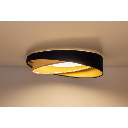 Plafonieră LED reglabilă SMART GALAXY MODERN LED/24W/230V 3000-6500K diam. 55 cm albastru/alb/auriu + telecomandă