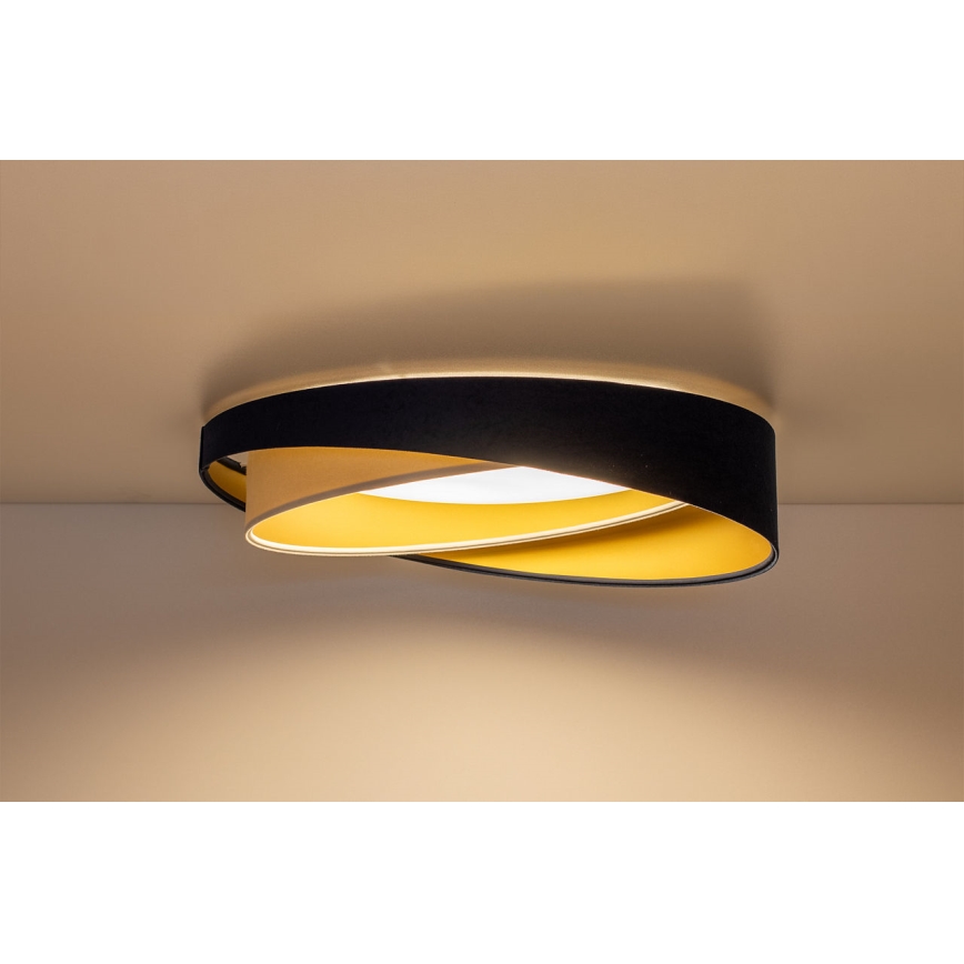Plafonieră LED reglabilă SMART GALAXY MODERN LED/24W/230V 3000-6500K diam. 55 cm albastru/alb/auriu + telecomandă