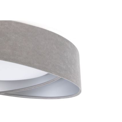 Plafonieră LED dimabilă SMART GALAXY MODERN LED/24W/230V 3000-6500K Ø55 cm gri/argintiu + telecomandă
